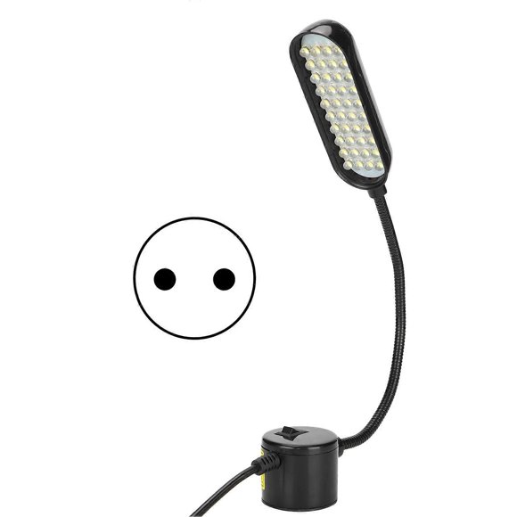 LED Sewing Machine Light, 360 Degree Adjustable Hose, Magnet, Sewing Machine Work Light, EU Plug