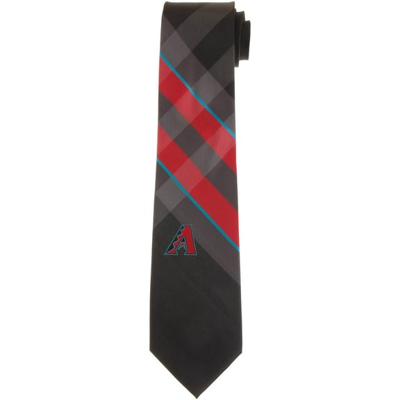 Men's Arizona Diamondbacks Woven Polyester Grid Tie