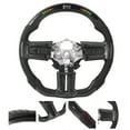 thumbnail image 3 of Steering Wheel, D-Type Racing Flat Bottom Carbon Fiber Steering Wheel  For Car, 3 of 8