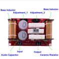 thumbnail image 2 of 2X 550W Heavy Speaker Frequency Divider 43Hz/45Hz Subwoofer Crossover Filter HiFi DIY Car Audio Crossover Filter,2 x frequency divider,Red, 2 of 8