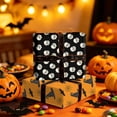 thumbnail image 5 of Soft Tone Fall Halloween Gift Wrapping Paper Witch Hat Bat Print Autumn Holiday Present Packaging Sheet DIY Craft Decor Paper for Harvest Party Gift Box Wrapping Accessory, 5 of 7