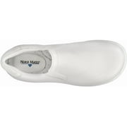 Nurse Mates Womens Dove Medical Professional Slip-On Walking Shoe (White, 7.5 Wide)