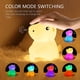 thumbnail image 2 of Bonita luz nocturna para niños, luz LED de silicona con forma de vaca que cambia de 7 colores, lámpara de guardería con temporizador, lámpara decorativa para habitación de vaca para bebés, niños y niñ, 2 of 5