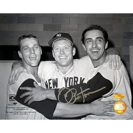 Steiner Sports NFL Joe Pepitone Hugging Mantle / Maris Autographed