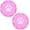 Pink & White, variant on 2PCS Bling Car Cup Holder Coaster, Universal Dog/Cat Paw Auto Non-Slip Crystal Rhinestone Cup Holder Coaster, 2.75In Universal Non-Slip Recessed Car Interior Accessories (Black & White)
