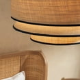 thumbnail image 5 of Arturesthome Japanese Multilayer Fabric Chandelier Creative Pendant Lampshade, 5 of 7