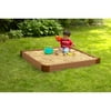 Frame It All Two Inch Series 4' x 4' x 5.5" Composite Square Sandbox Kit