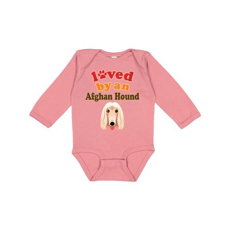 

Inktastic Afghan Hound Dog Gift Gift Baby Boy or Baby Girl Long Sleeve Bodysuit