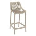 thumbnail image 1 of Compamia Air Tabouret de Comptoir de Patio à - Ensemble de 1, Taupe, 1 of 6