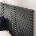 thumbnail image 7 of Wall Mount Headboard, Dark Grey Gray, Wood, Mid Century Bedroom, Modern Contemporary HB35757, 7 of 7