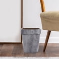thumbnail image 4 of Toyandona Medium Size Lidless Trash Can Plastic with Farmhouse Wood Grain for Indoor Use, 4 of 7
