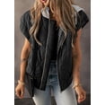 thumbnail image 5 of SHEWIN Puffer Vest for Women Cropped Hooded Zip Up Quilted Sleeveless Jackets Fall Lightweight Coat with Pockets, 5 of 10