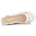thumbnail image 4 of BLISSFUL STEP Women's Lace Platform Wedges Wedge Heels Sandals, 4 of 6