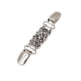thumbnail image 4 of Scarf Clip Silver Scarves Pin with Rhinestones and long-lasting; not easy Electroplating Alloy Sweater Clips Clasp Holder Jewellery Accessories, 4 of 6