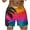 EA-Hot Pink, variant on Big and Tall Board Shorts for Men Casual Drawstring Elastic Waist Swim Trunks with Pockets Hawaiian Tropical Print Summer Beach Vacation Clothes Multicolor L