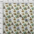 thumbnail image 3 of oneOone Viscose Chiffon White Fabric Animal Sewing Material Print Fabric By The Yard 42 Inch Wide, 3 of 4