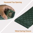 thumbnail image 2 of LifeArt 3 Pack Squeeze Top Glasses Pouch Portable Sunglasses Case Soft PU Leather (3 Green), 2 of 7