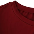 thumbnail image 6 of Admvng Womens Ruched Side Bodycon Dresses Round Neck Short Sleeve Casual T-Shirt Dress, 6 of 7