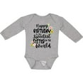 thumbnail image 3 of Inktastic Happy Birthday to the Sweetest Sister in the World Girls Long Sleeve Baby Bodysuit, 3 of 5