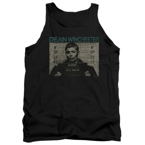 Supernatural - Dean Mug Shot - Tank Top - Large