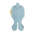 thumbnail image 3 of Nuby Wrist Grip Silicone Teething Mitten for Babies, Blue Bear, 3 of 8
