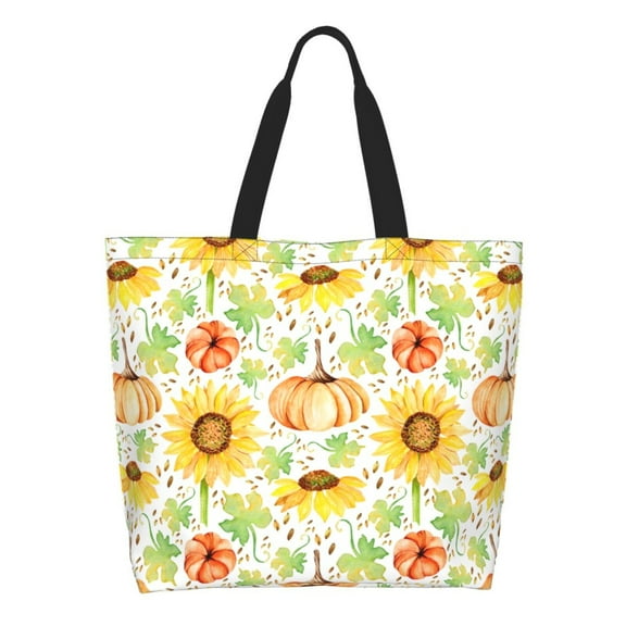 Kdxio Autumn Theme Casual Tote Bags Women Big Capacity Shoulder Bag for Women Travel Shoulder Bags Handbags