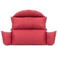 thumbnail image 3 of Afuera Living Coussin de Chaise Balançoire Oeuf Double pour 2 Personnes, Rouge, 3 of 5
