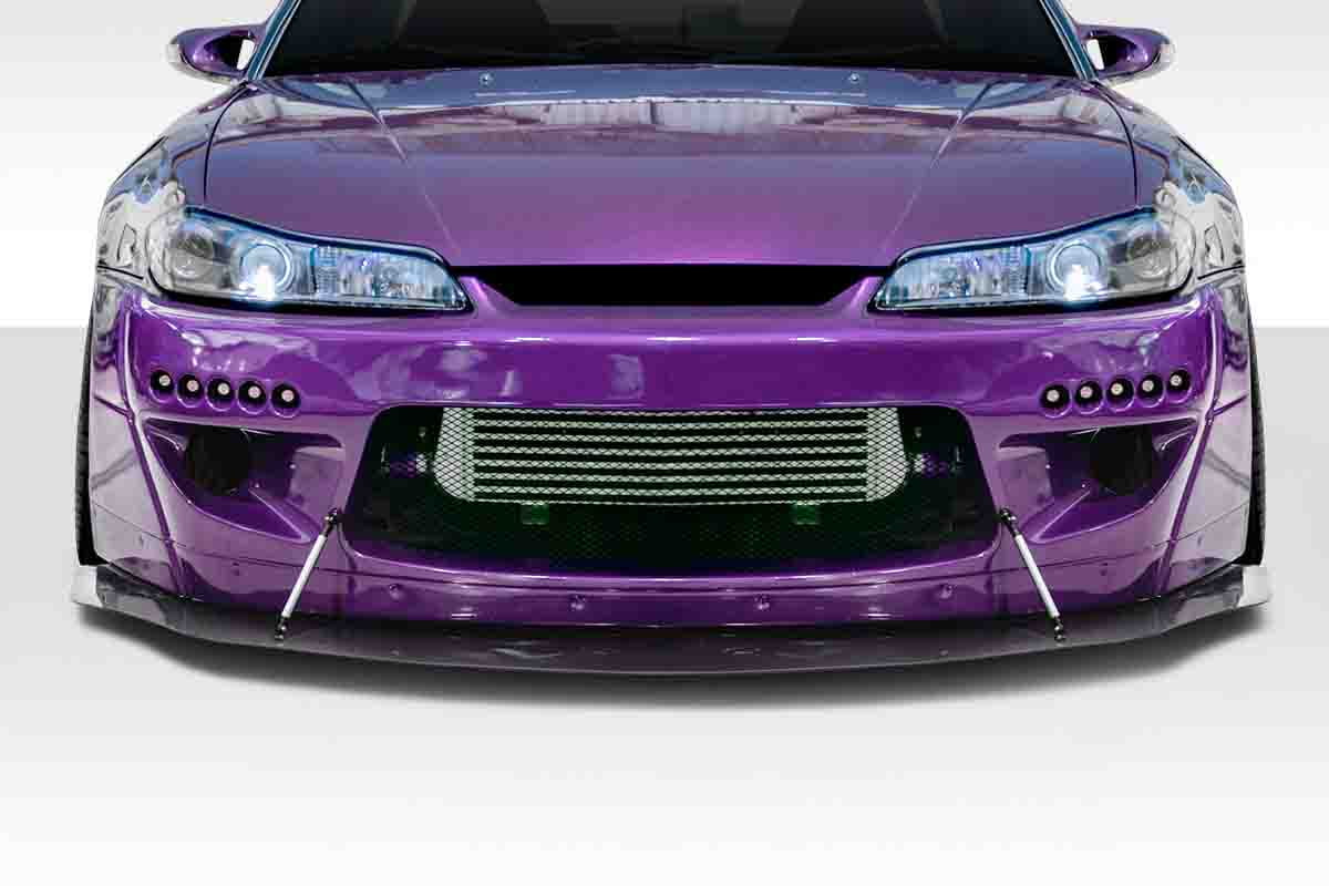 1999 02 Nissan Silvia S15 Duraflex Tko Rbs Wide Body Front Lip 1 Piece Walmart Com