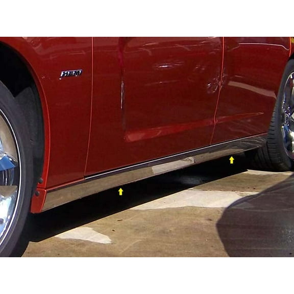 Stainless Rocker Panel Trim 4Pc Fits 2011-2016 Dodge Charger TH51910 QAA