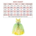 thumbnail image 4 of KAWELL Deluxe Princess Tiana Costumes Little Girls Dress Kids Fancy Gown Cosplay Halloween Party, 4 of 8