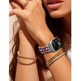 thumbnail image 6 of Wearlizer Natural Stone Strap Compatible with Apple Watch Band for Women 38/40/41/42/44/45/46/49mm, Stretch Jasper Beaded Bracelet Band, Handmade Boho Elastic Strap for iWatch Series 11-1/Ultra, 6 of 7