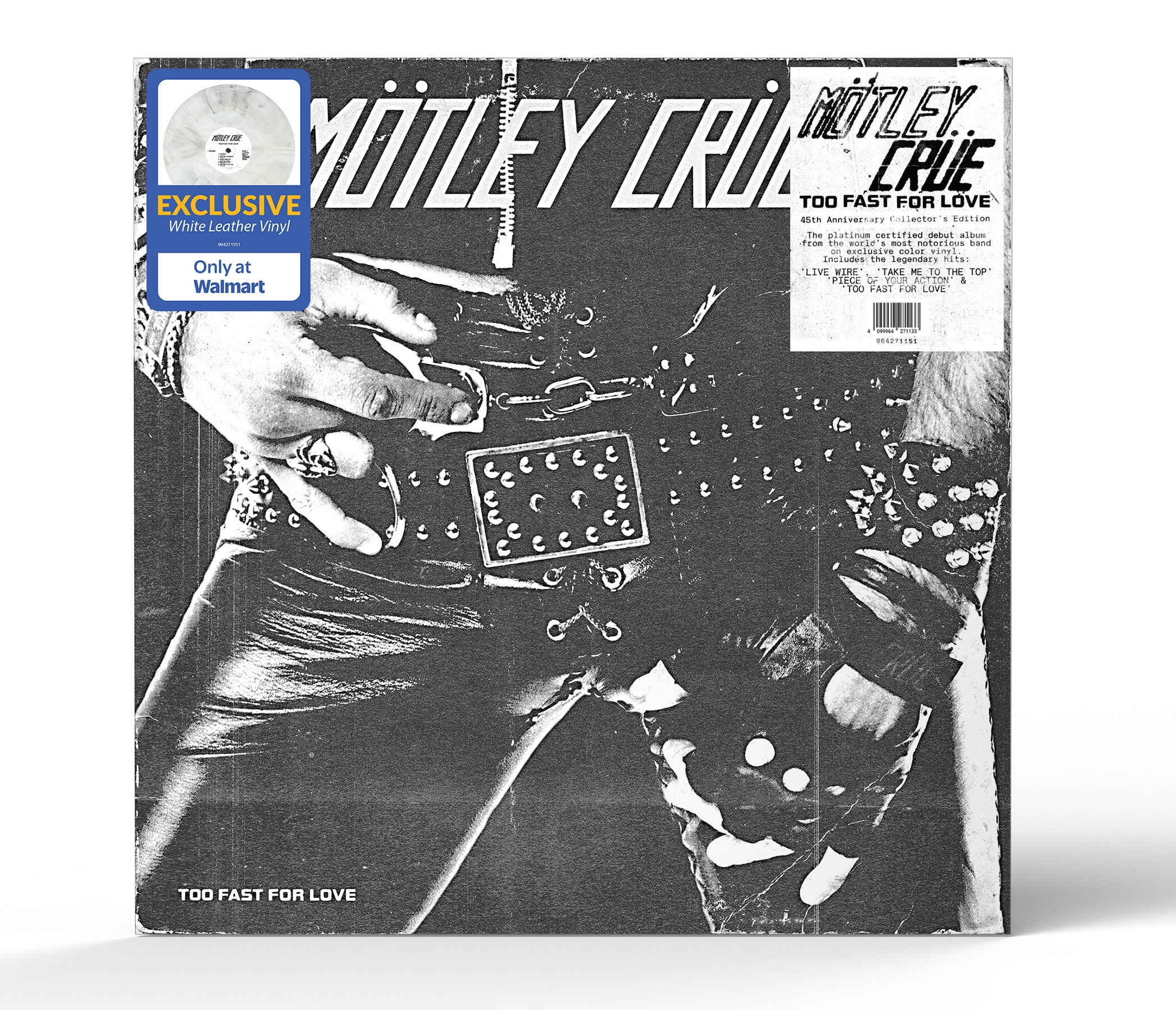 Motley Crue - Too Fast For Love (45th Anniversary Collection) (Walmart Exclusive) - White Leather Vinyl