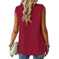 thumbnail image 3 of utcoco Women's Casual Business Sleeveless Blazer Vest with Pockets, 3 of 4