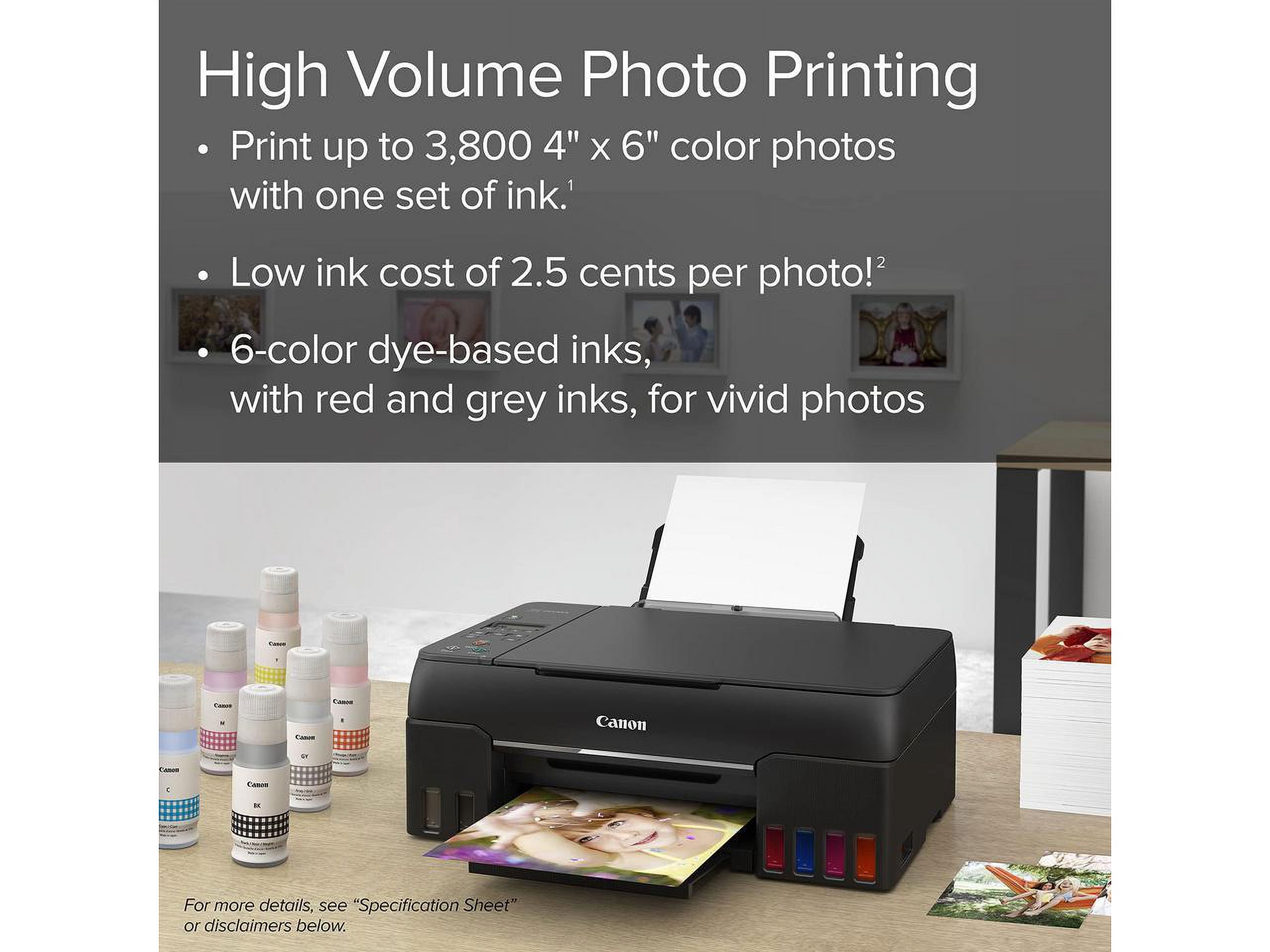 Canon PIXMA G620 PIXMA MegaTank Wireless All-In-One Inkjet Photo Printer - Black