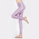 thumbnail image 5 of Leggings brillantes de entrenamiento de cintura alta para tallas grandes - 76 % nailon, alta elasticidad, aptos para yoga/baile - Tallas M-XL con tolerancia de medición de 1 pulgada, 5 of 5
