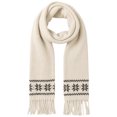 thumbnail image 3 of LUVDA Fair Isle Knit Scarf for Women Fringe Warm for Fall Winter, 3 of 5