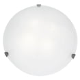 thumbnail image 2 of Access  Lighting Mona 4-light 20 inch Brushed Steel Flush Mount, 2 of 2