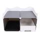 thumbnail image 5 of Arenero para gatos grande cubierto con cajón extraíble y ventilación gris, 5 of 8