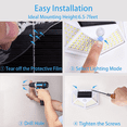 thumbnail image 3 of Solar Lights Outdoor Motion Sensor Solar Powered Outdoor Wall Light Waterproof Solar Security Lights with Lighting Mode Wide Angle for Backyard Driveway Garage, 3 of 5