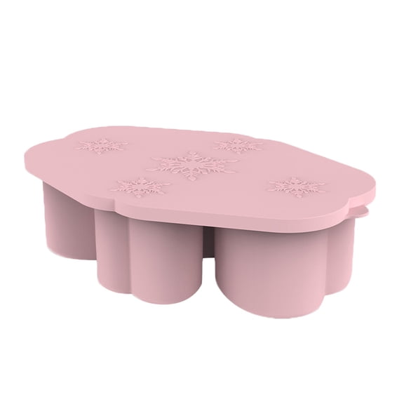 for 30Oz 40Oz Tumblers – Silicone Hollow Cylinder Tray with Lids Freezer Safe Reusable Ice Cubes for Drinks Juices and Ice Storage