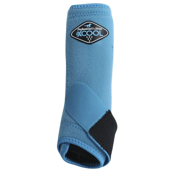 Professional's Choice 2XCOOL Sports Medicine Horse Boots - 4-Pack Neoprene-Free with Kevlar Support & brrr° Cooling Pacific / Large