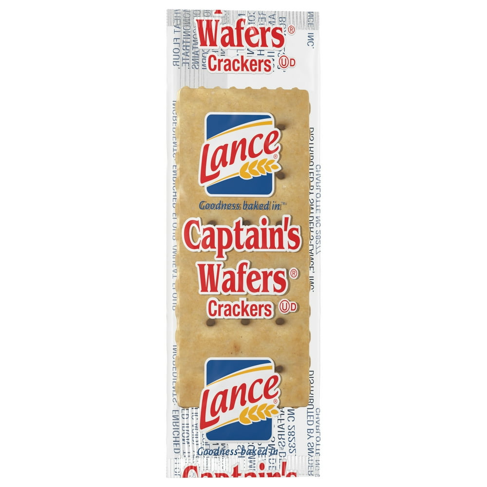 Lance Captain's Wafers Crackers Individual Packs, 500 Ct