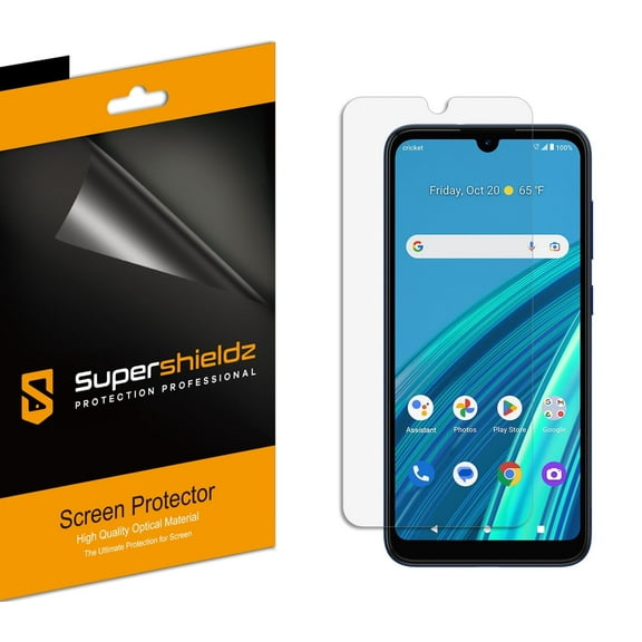 (3 Pack) Supershieldz Designed for Cricket Debut S2 / AT&T Calypso 4 Screen Protector, High Definition Clear Shield (PET)