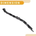 thumbnail image 4 of No.71593TA0A00 Rear Bumper Support Bracket Right Passenger Side for Honda Accord 2008-2012 1 Pc, 4 of 6