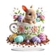 thumbnail image 2 of Pascua decoración del adorno de conejo acrílico 2D decoración de escritorio creativo de regalo creativo de artesanía coleccionable para dormitorio de, 2 of 8