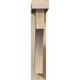 thumbnail image 2 of Ekena Millwork 4"W x 20"D x 20"H Westlake Block Rough Sawn Bracket w/ Offset Brace, Douglas Fir, 2 of 25