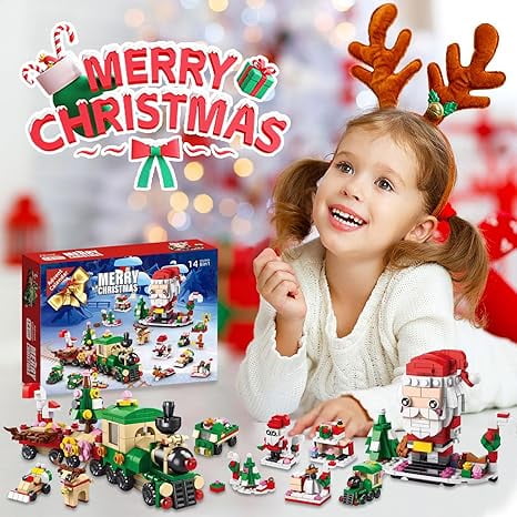KAMUGO Advent Calendar Christmas Building Set 12 Days Countdown