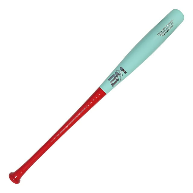 Beisbolmania Bat Beisbol Torpedo Compuesto Birch Bamboo Reforzado 34 Rojo con Azul