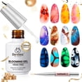 thumbnail image 1 of Esmalte en gel con forma de escarabajos para uñas, 20 ml, sin hematones, transparente, UV y LED, 1 of 7