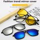 thumbnail image 2 of Gafas de sol magnéticas multifuncionales polarizadas UV400 - Incluye 5 lentes, ligeras y cómodas, elegantes para hombres, visión nocturna perfecta, 2 of 5